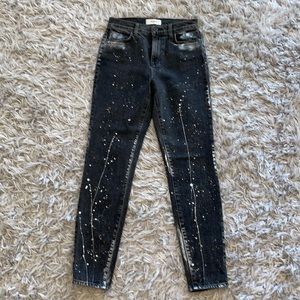 BLDWN splatter paint Jean. NWOT